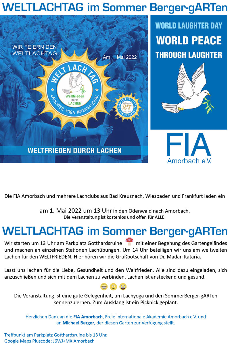 Weltlachtag in Amorbach